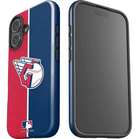 MLB Cleveland Guardians Split iPhone 16 Plus Impact Case